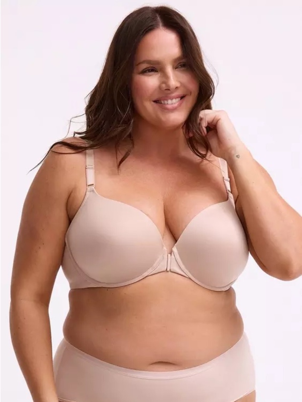 Torrid Perfect Coverage Lightly-Lined Smooth Front-Close Bra